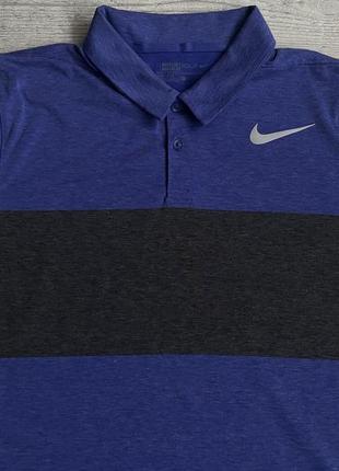 Поло\футболка nike golf purple gray light polo2 фото