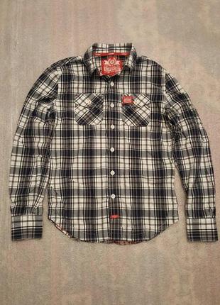 Плотная рубашка  с подкладкой superdry