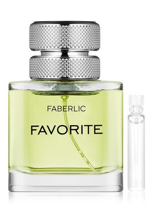 Пробник туалетной воды для мужчин favorite faberlic  34128