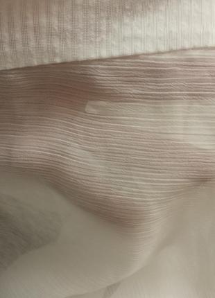 Блузка летняя лёгкая с прозрачной спиной3 фото
