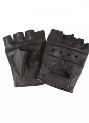 Натуральні шкіряні тактичні рукавички міл тек mil tec