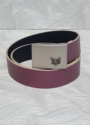 Шкіряний ремінь versace jeans couture, оригінал