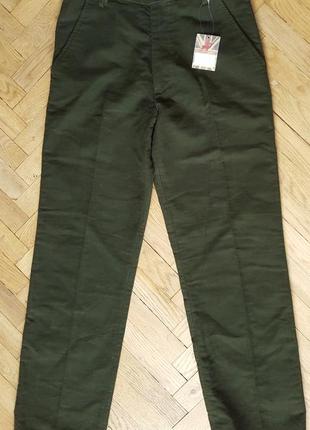 Штани regents view moleskin trousers olive1 фото