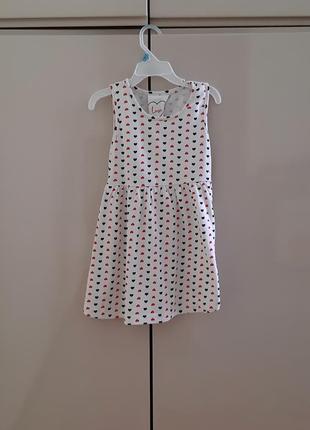 Легеньке котонове плаття young dimensions 98/104 розміру.