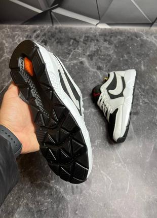 Чоловічі кросівки чорно-білі шкіряні (з натуральної шкіри) літні - чоловіче взуття на літо 20224 фото