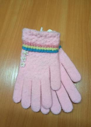 Рукавички,перчатки,варежки для девочки 7-14 лет
