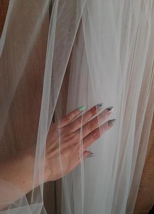 Фата средней пышности