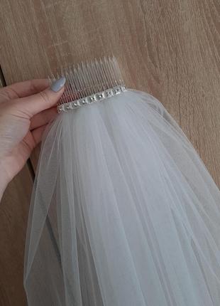 Фата средней пышности