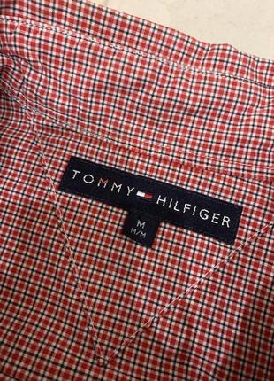 Рубашка сорочка tommy hilfiger в клітинку чоловіча6 фото