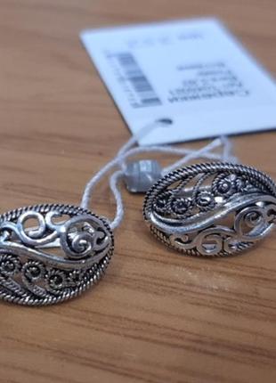Сережки срібні 925пробы
