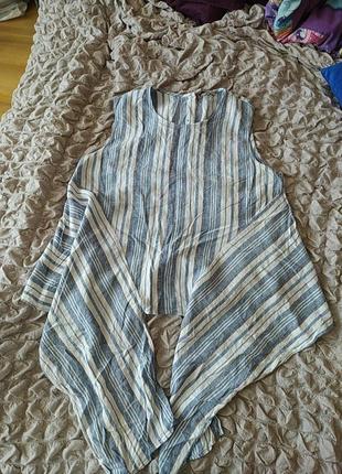 Гарна сорочка, лляная, 14 р