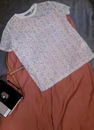 Кофточка,блуза ажурна1 фото