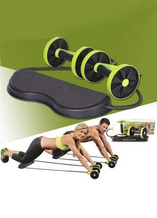 Тренажер revoflex xtreme для всього тіла 40 вправ роликовий тренажер good idea зелений