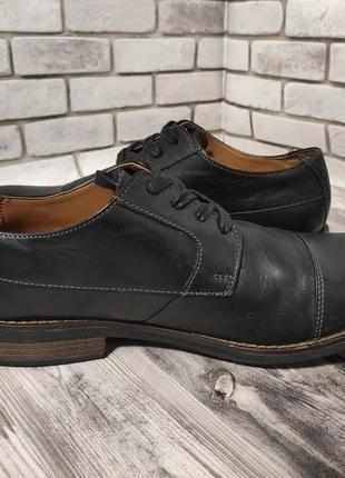 Кожаные туфли clarks3 фото