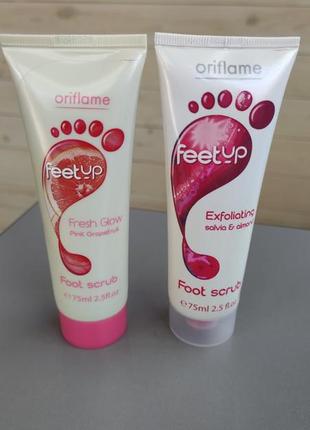 Скраб для ног орифлейм oriflame foot up