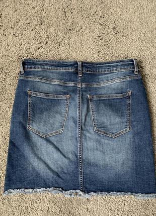Спідниця джинсова синя коротка3 фото