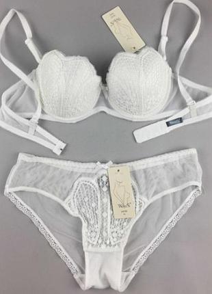 Бюстик в форме цветка, чашка с, два цвета. код: б2886 фото