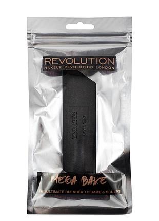 Спонж для пудри для запікання від makeup revolution. mega bake sponge bake & sculpt