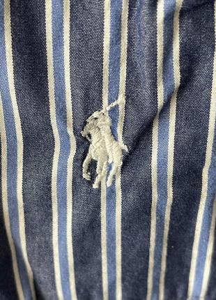 Рубашка полосатая пижама polo ralph lauren4 фото