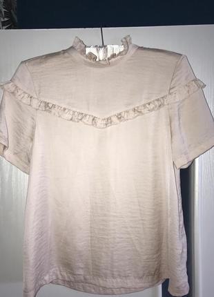 Ніжна, жіночна блуза від h&m р 34 xs-s