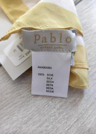 Винтажный брендовый шелковый платок pablo gerard darel5 фото