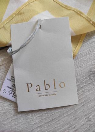 Винтажный брендовый шелковый платок pablo gerard darel4 фото