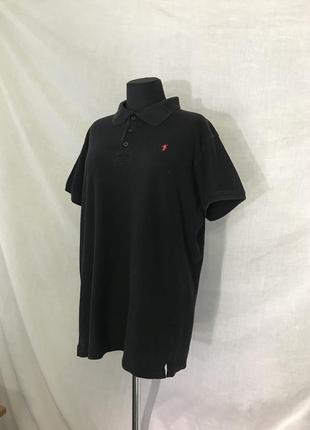 Ralph polo lauren чёрная мужская футболка хлопок