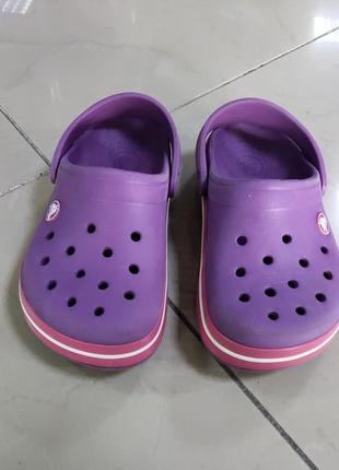 Крокси сабо crocs crocband purple3 фото