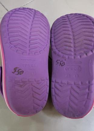 Крокси сабо crocs crocband purple5 фото