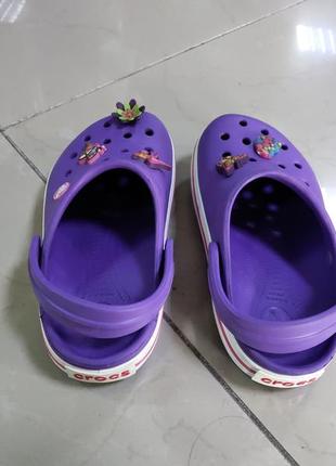 Кроксы сабо crocs crocband violet5 фото