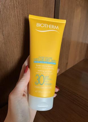 Солнцезащитное молочко-флюид biotherm fluide solaire wet or dry skin s