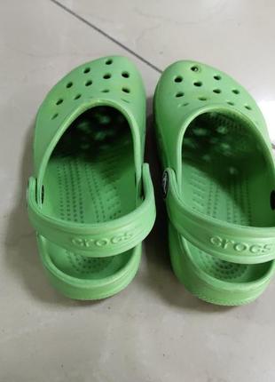 Кроксы сабо crocs classic lime5 фото