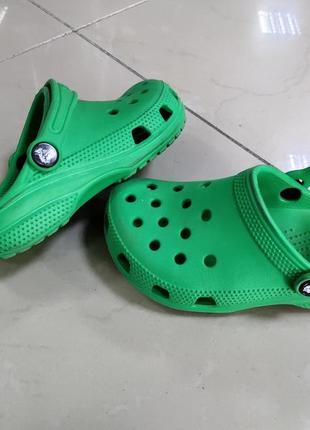 Крокси сабо crocs classic comfort green2 фото