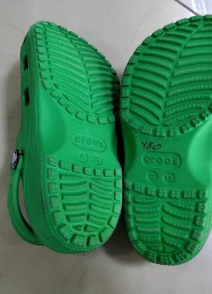 Крокси сабо crocs classic comfort green5 фото