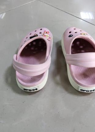 Крокси сабо crocs crocband pink4 фото