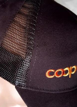 Коричневая хлопковая кепка бейсболка с сеткой cоор one size