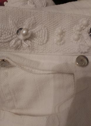 Белые джинсы премиум бренда2 фото