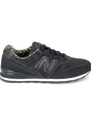 Кросівки кросівки new balance 996 чорні леопардовий принт