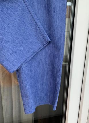 Sisley оригинал красивые брюки слоучи хлопок+лён размер м-л3 фото