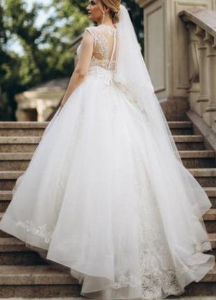 Свадебное платье, со шлейфом1 фото