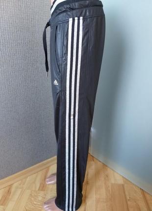 2в1 штаны-капри adidas (м) с серебряными лампасами