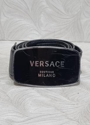 Шкіряний ремень versace, оригінал