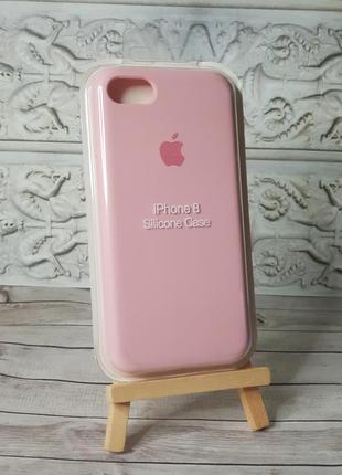 Чохол на iphone 7 / 8 з захищеним низом silicone case чохол для айфон з закритим низом