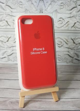 Чохол на iphone 7 / 8 з захищеним низом silicone case чохол для айфон з закритим низом