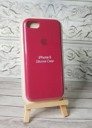 Чохол на iphone 7 / 8 з захищеним низом silicone case чохол для айфон з закритим низом