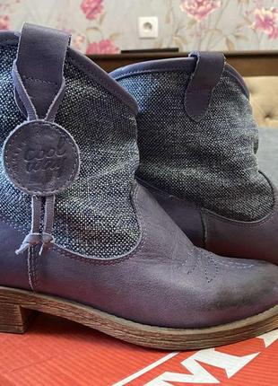 Шкіряні чобітки cool way (spain) 37 р.