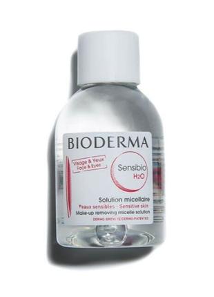 Мицелярная вода bioderma sensibio h2o для чутливої шкіри