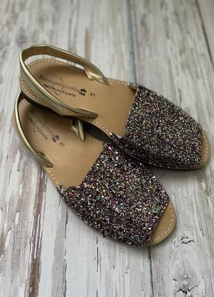 Менорки ( испания). верх натуральная кожа. пайетки не осыпаются! размеры 40 и 41