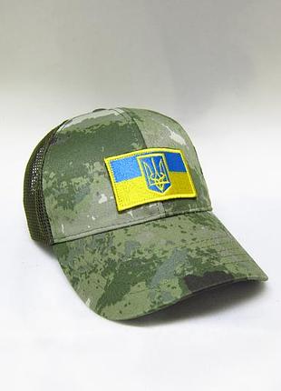 Кепка бейсболка тактична річна з сіткою камуфляж davani 00559-2