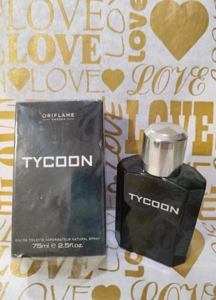 Мужская туалетная вода tycoon oriflame,75 мл , раритет